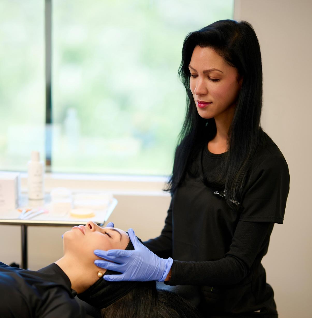 Image of a chemical peels treatment at Coral Dermatology